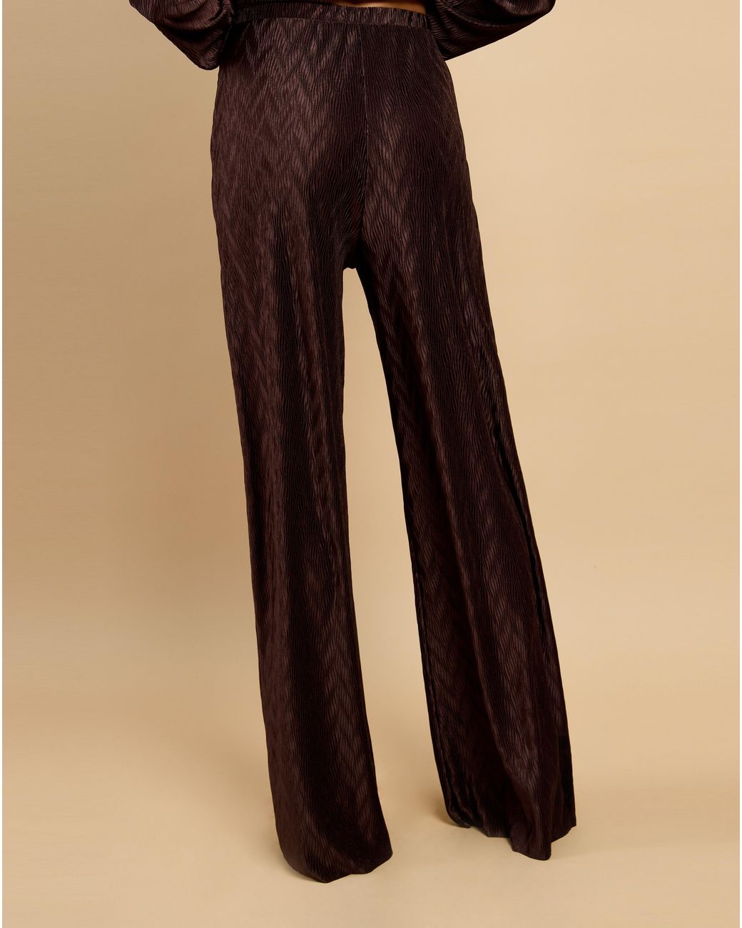 Little Mistress Natural Lm Plisse Trouser