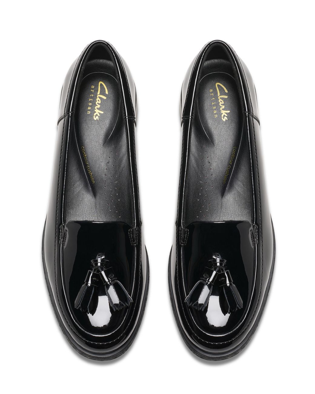 Clarks Black Havisham Edge Wide