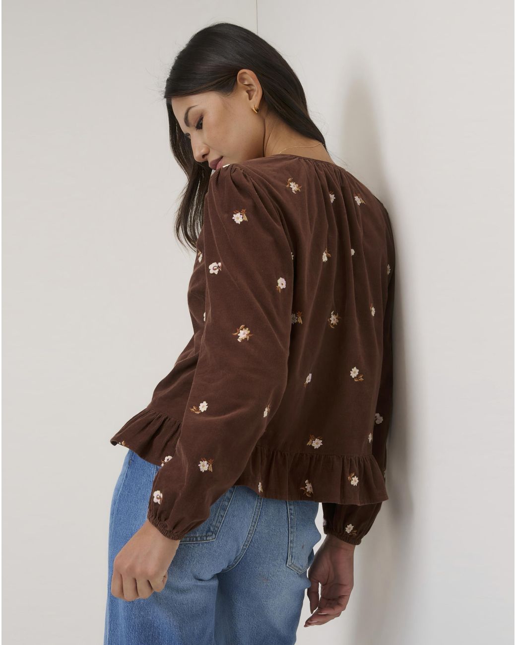 Nobody's Child Brown Nc Blanchett Cord Top