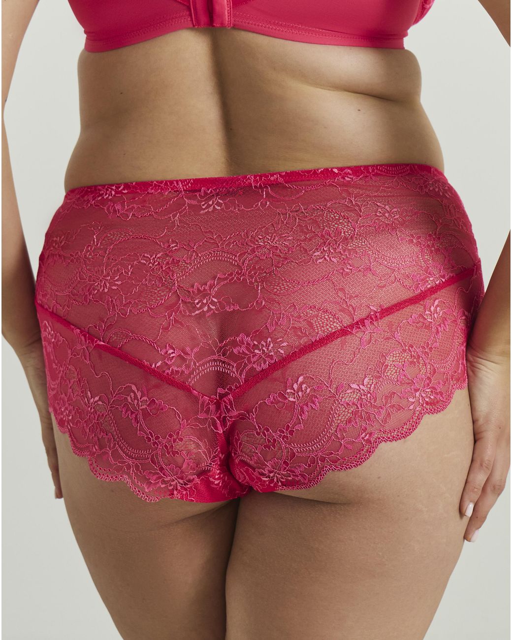Elomi Red Darcie Shorts