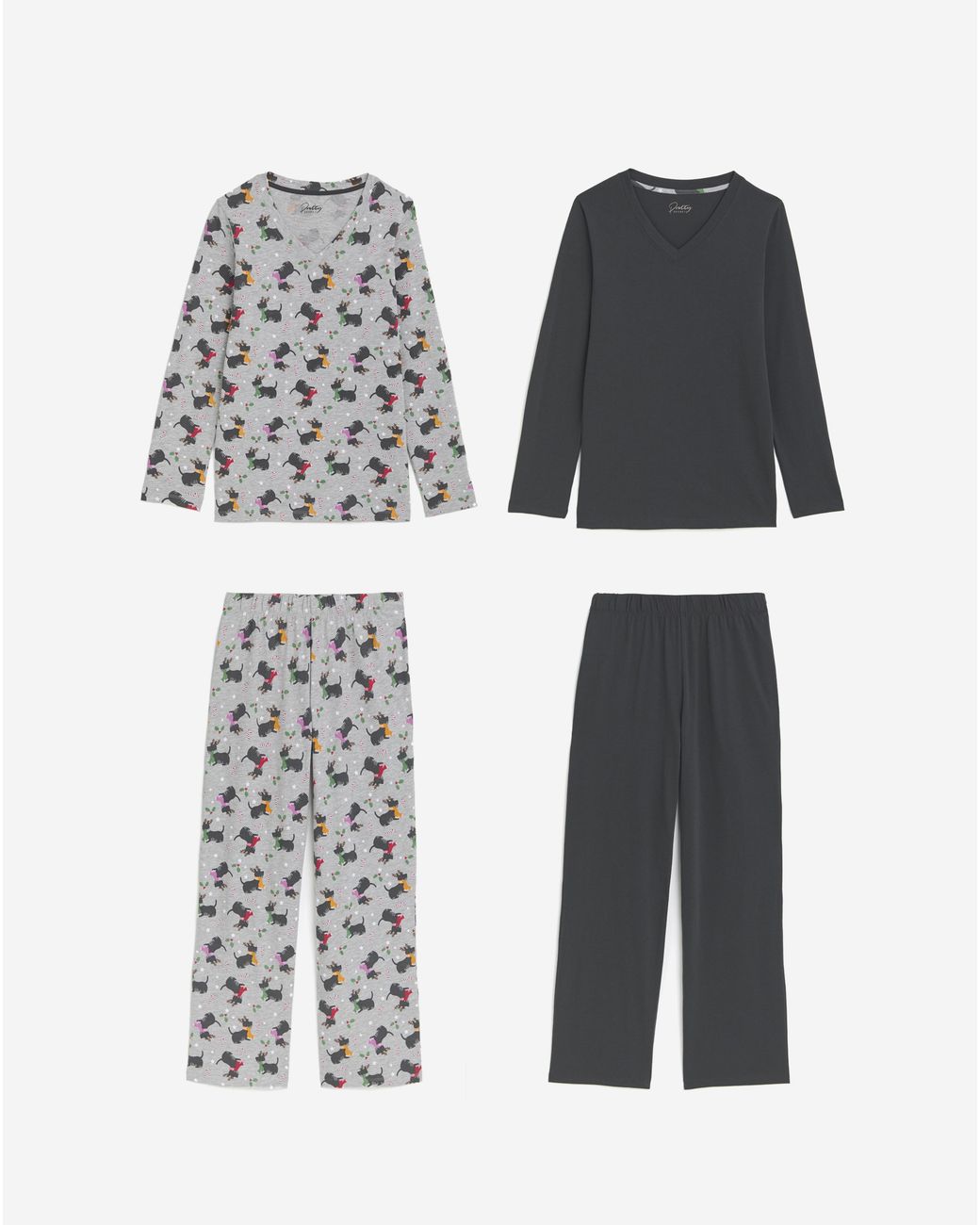 Pretty Secrets Gray 2 Pack Value Pj Sets