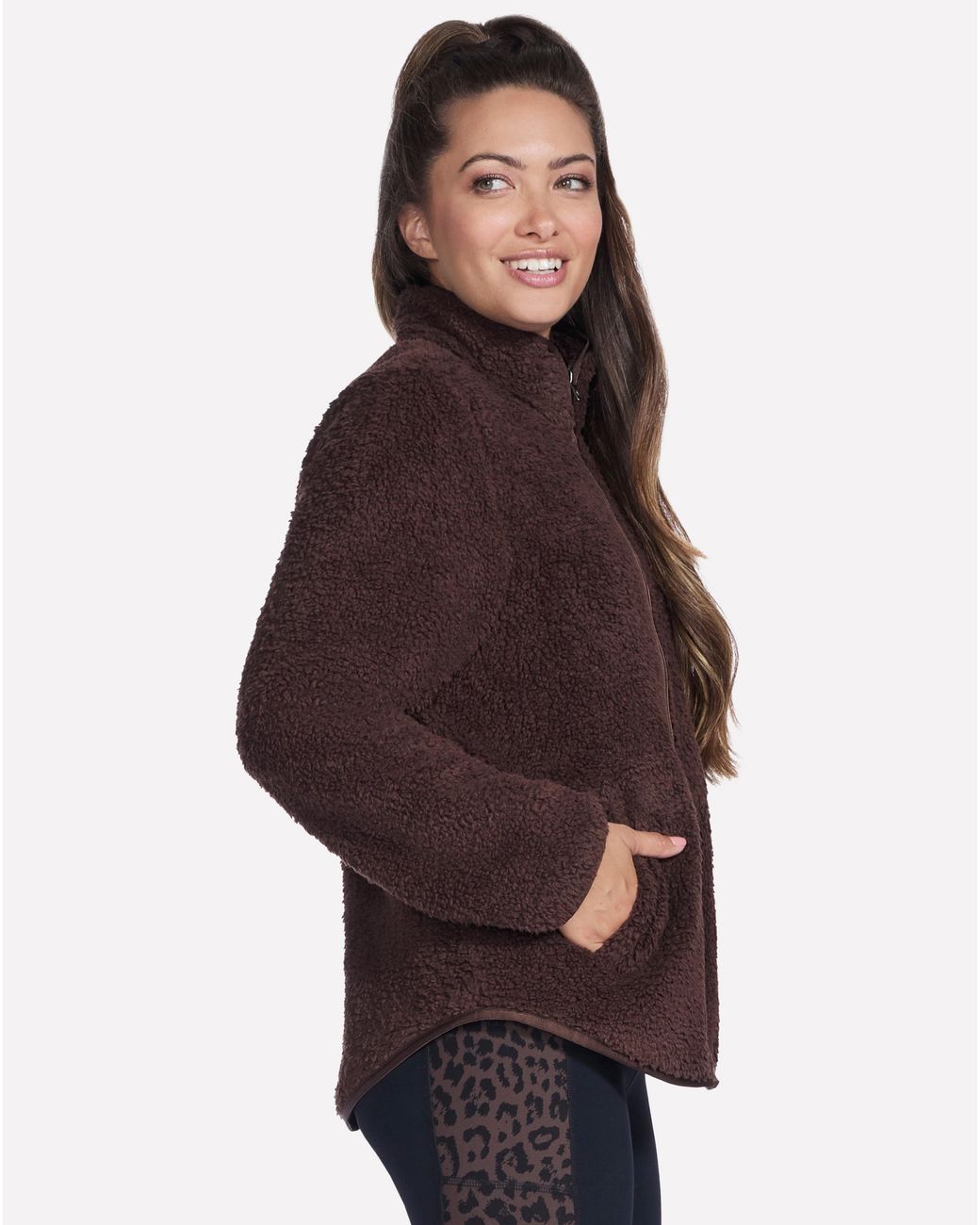 Skechers Red Sherpa Jacket