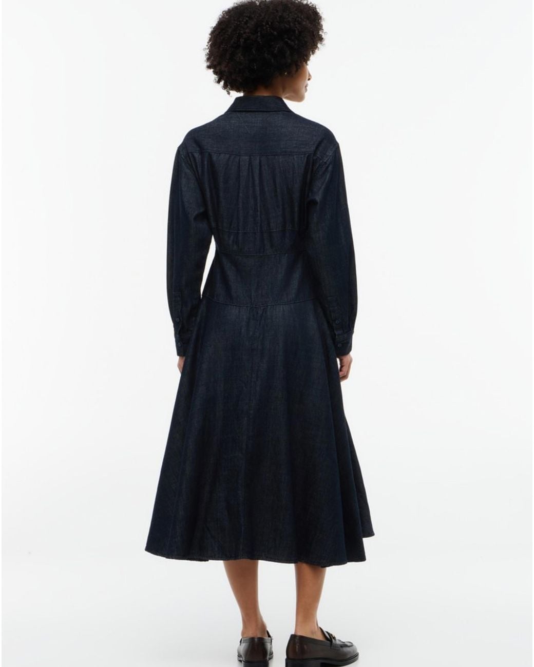 Tommy Hilfiger Blue Long Midi Shirt Dress