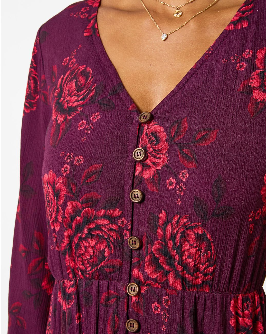 Joe Browns Red Petite Button Maxi Dress