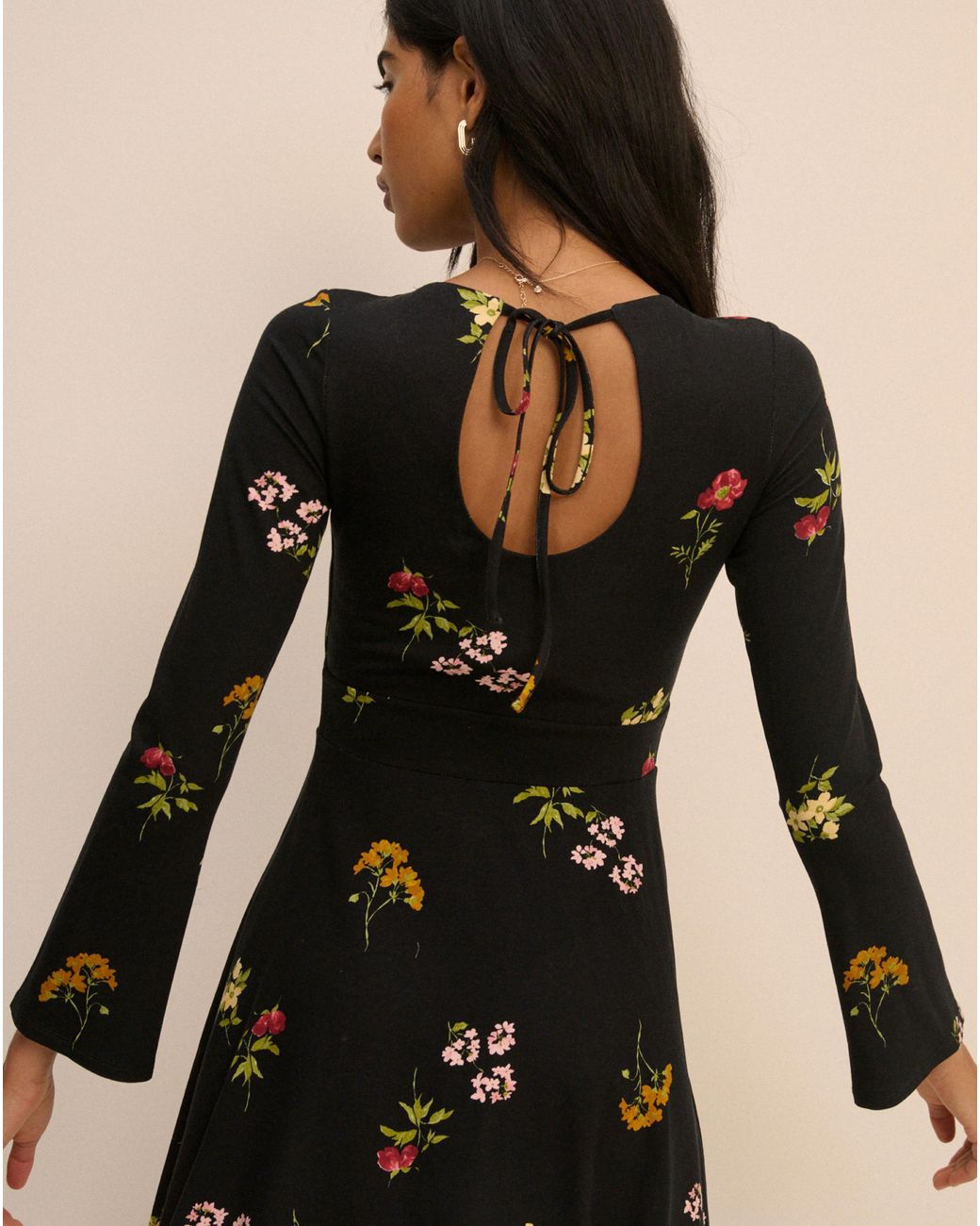 Nobody's Child Black Nobodys Child Ls Tate Mini Jersey Dress