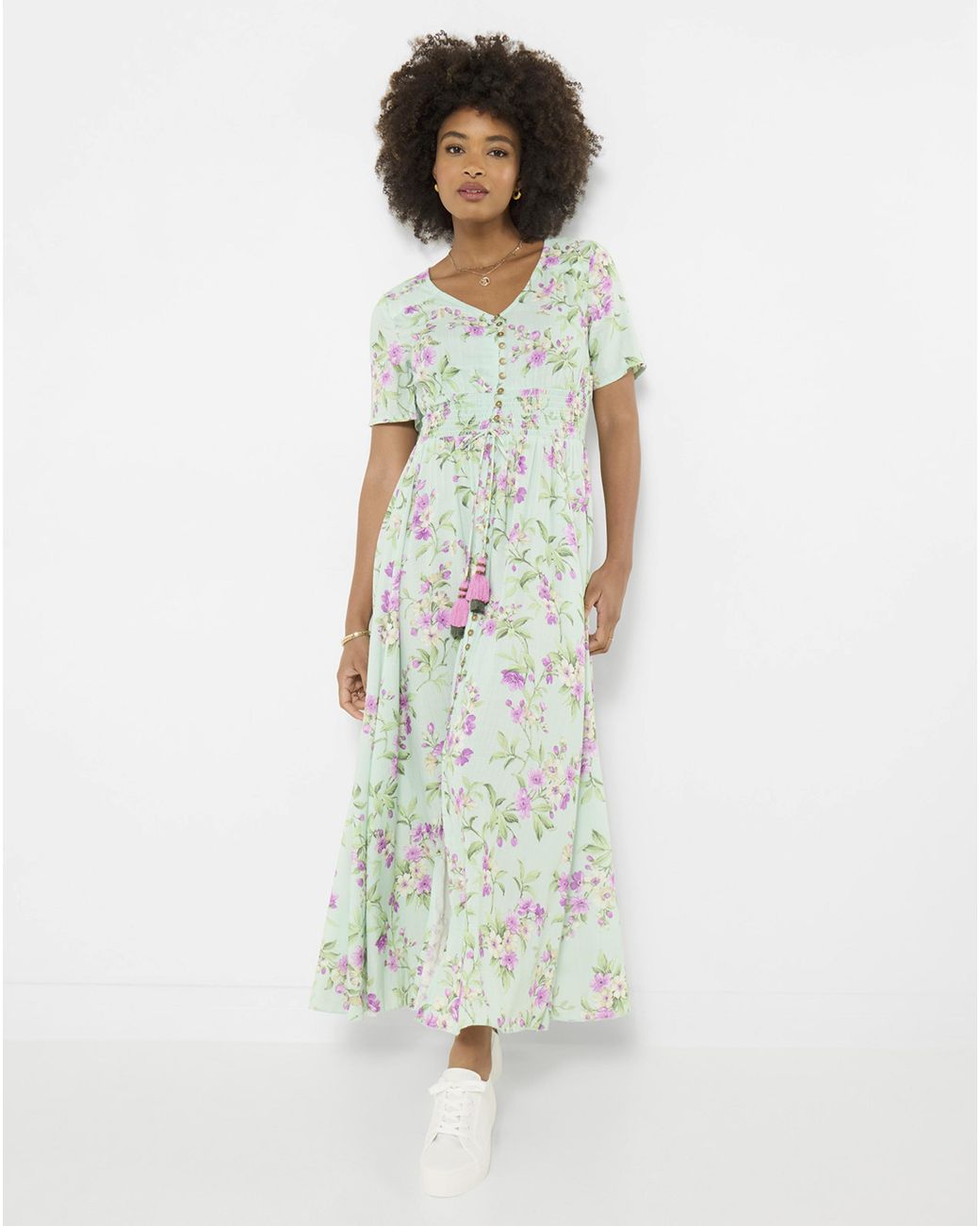 Joe Browns Green Summer Blossoms Maxi Dress