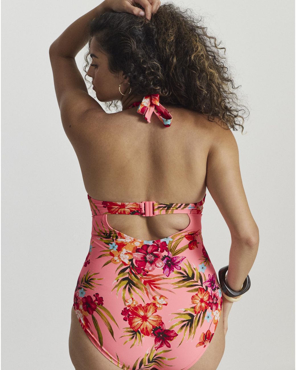 Simply Be Padded Underwired Plunge Swimsuit