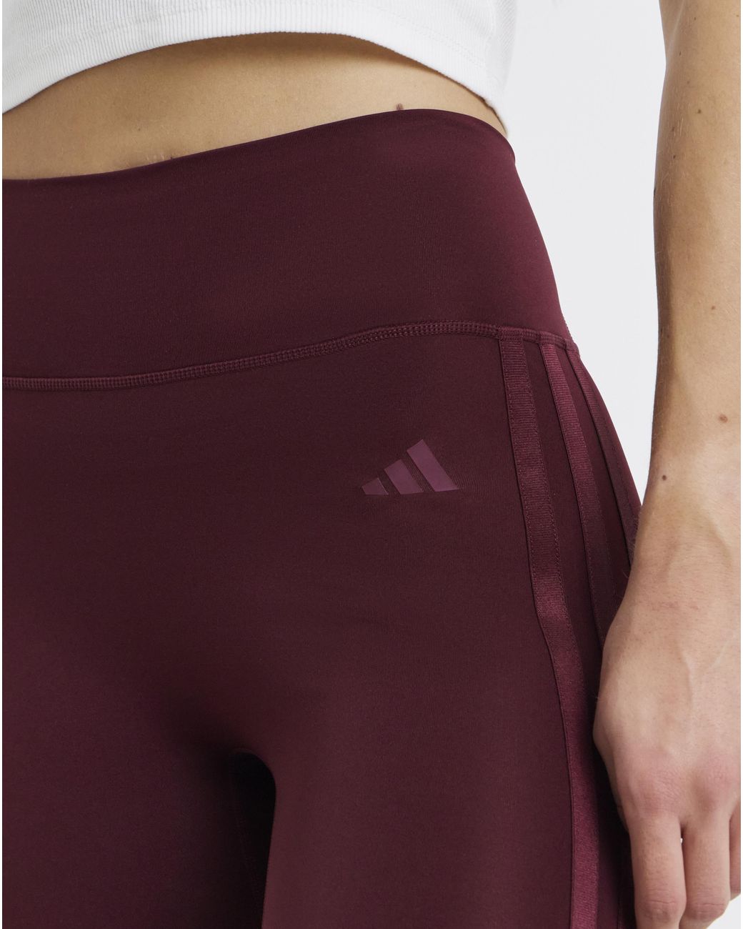 Adidas Power 3 Stripe Flared Legging
