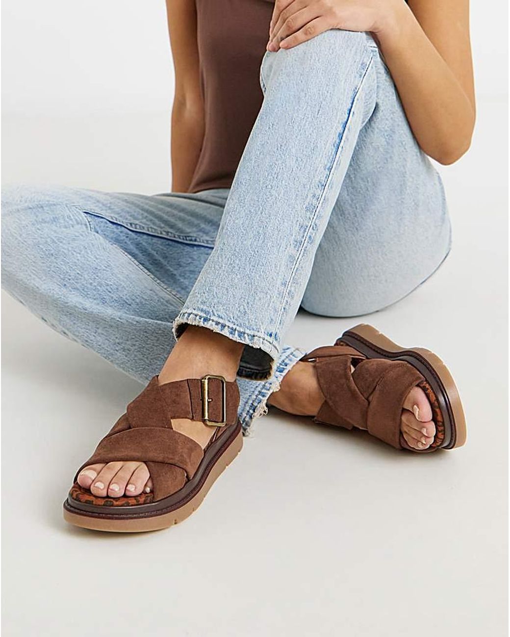 Heavenly Feet Blue Aimee Ex Wide Fit