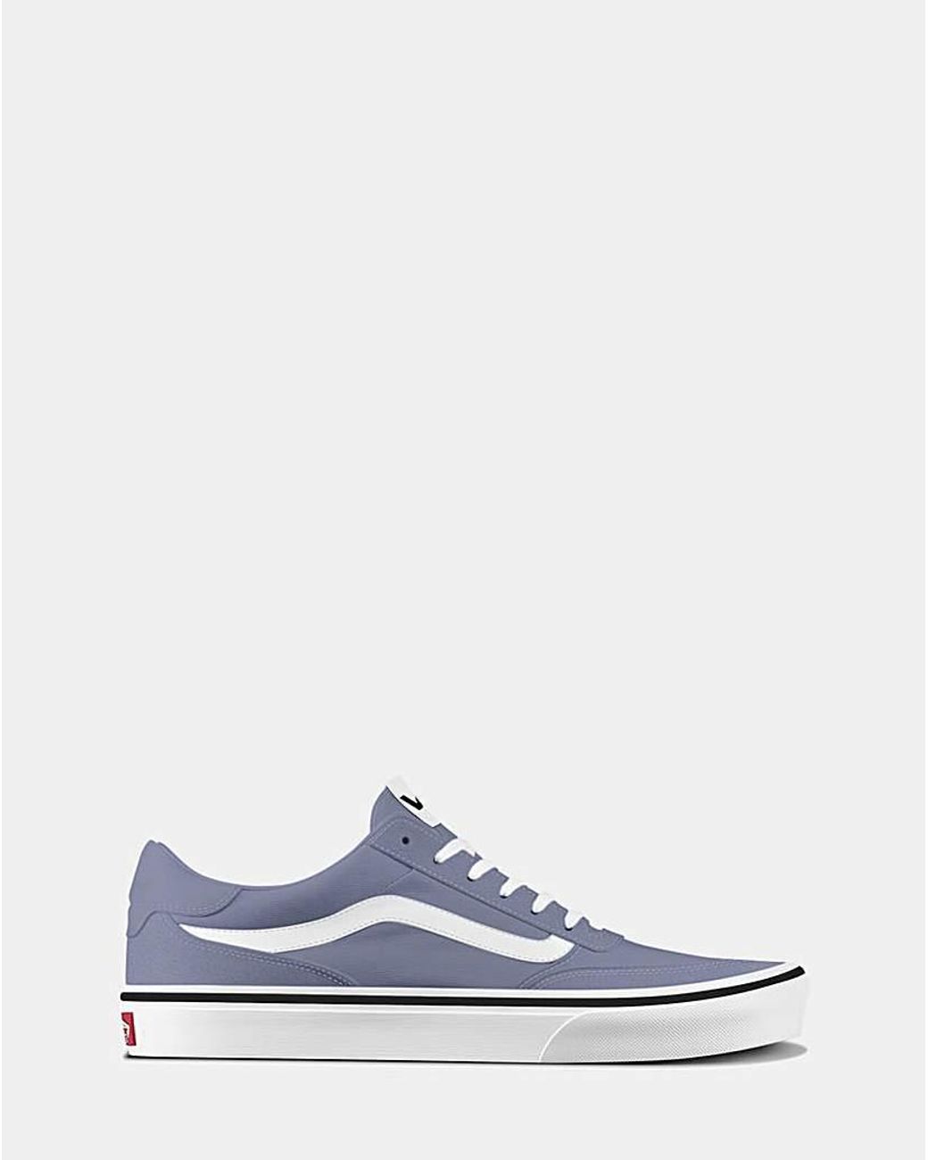 Vans White Brooklyn Leather & Suede Trainers
