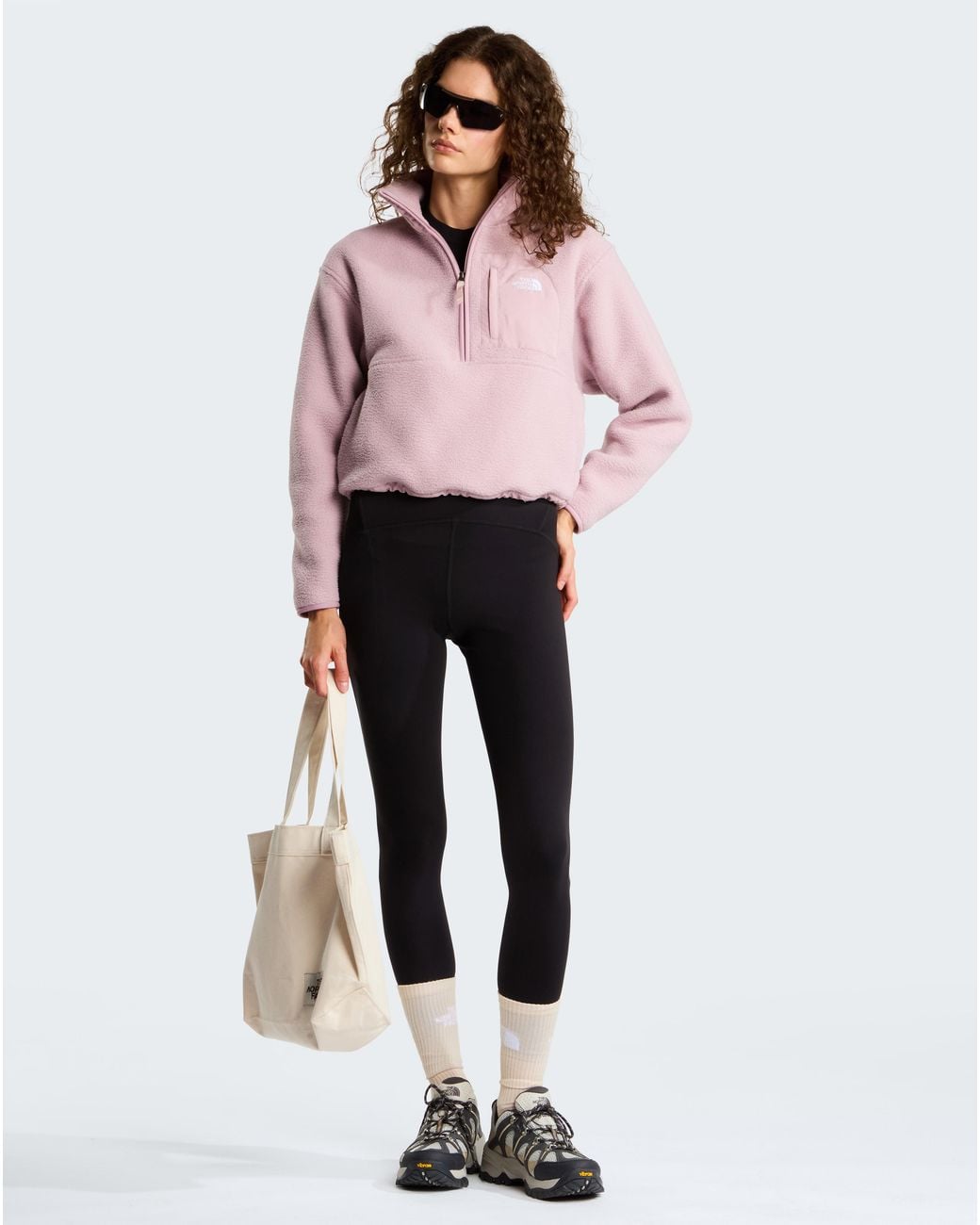 The North Face Pink Yumiori 1/2 Zip Jacket