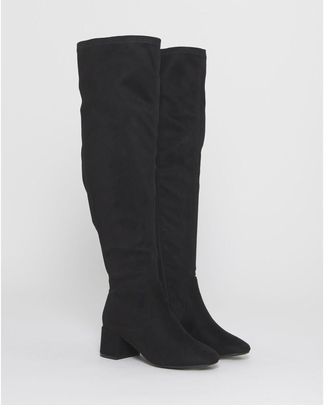 Simply Be Black Otk Stretch Toggle Boot Wide C/Sc