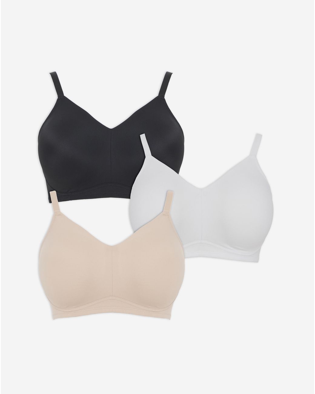 Pretty Secrets Multicolor 3 Pack Claire Micro Full Cup Nw Bras