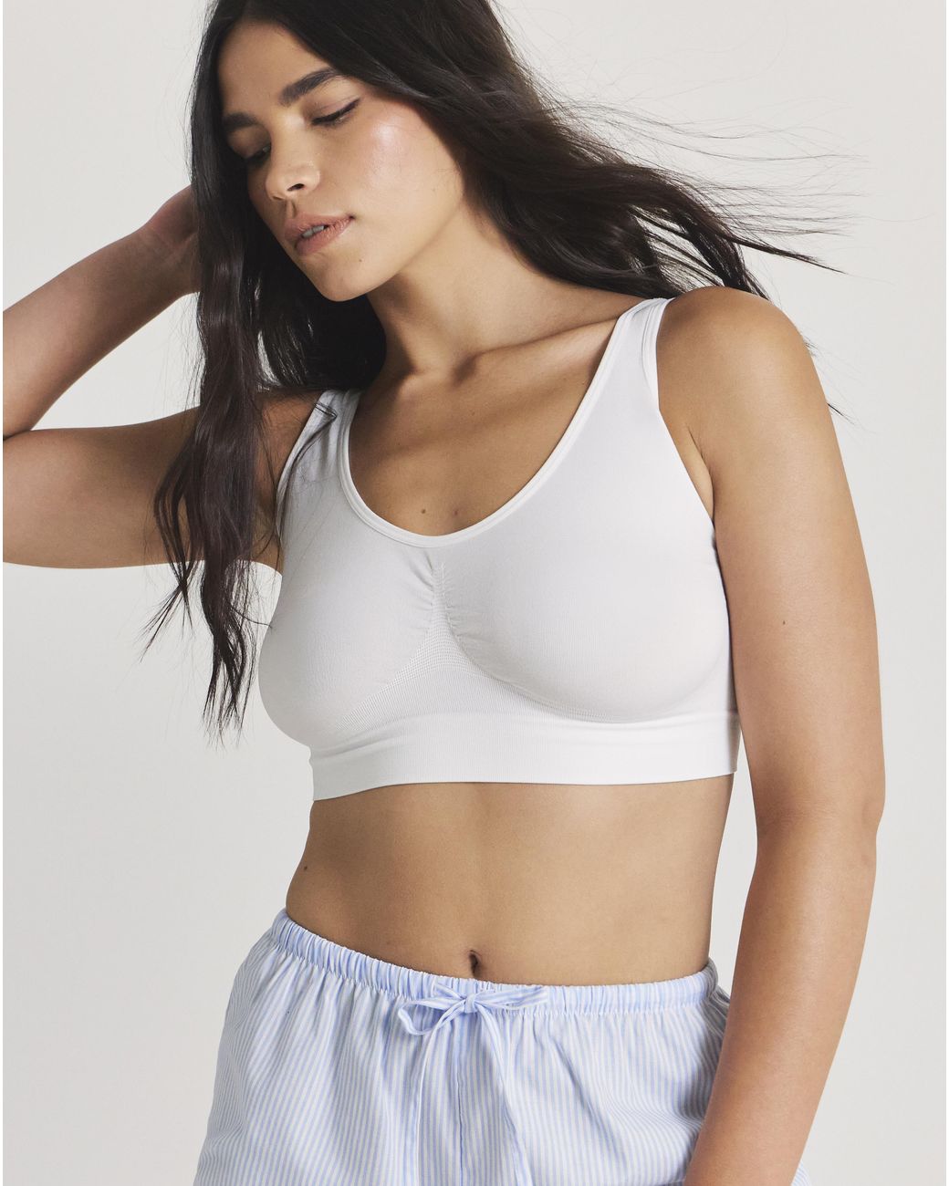 Pretty Secrets White 3 Pack Comfort Tops