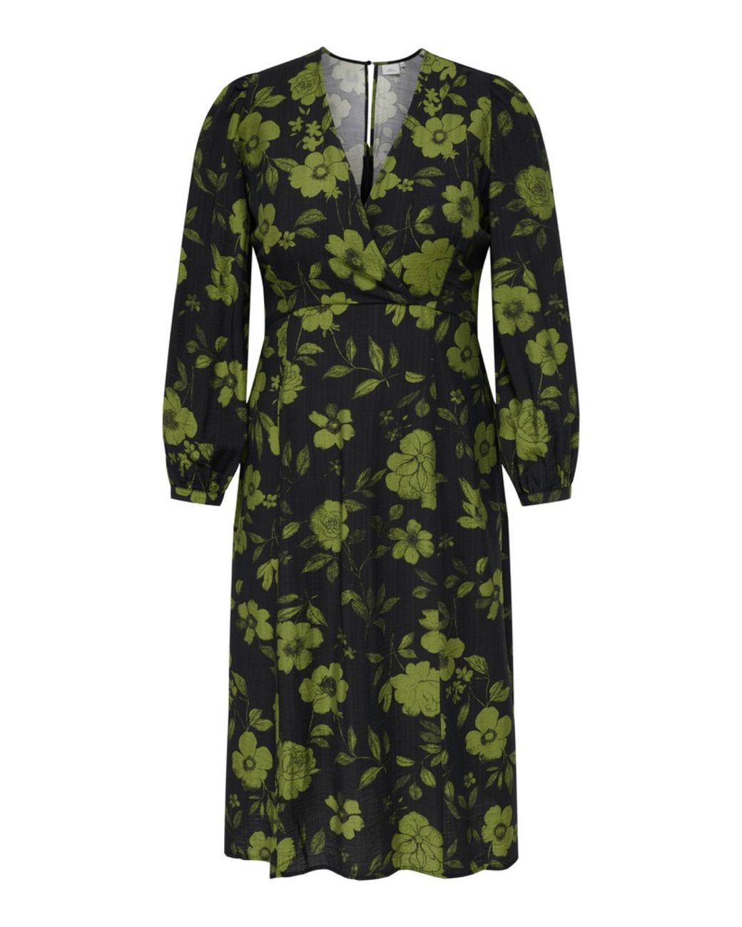 ONLY Green Floral Print Midaxi Dress