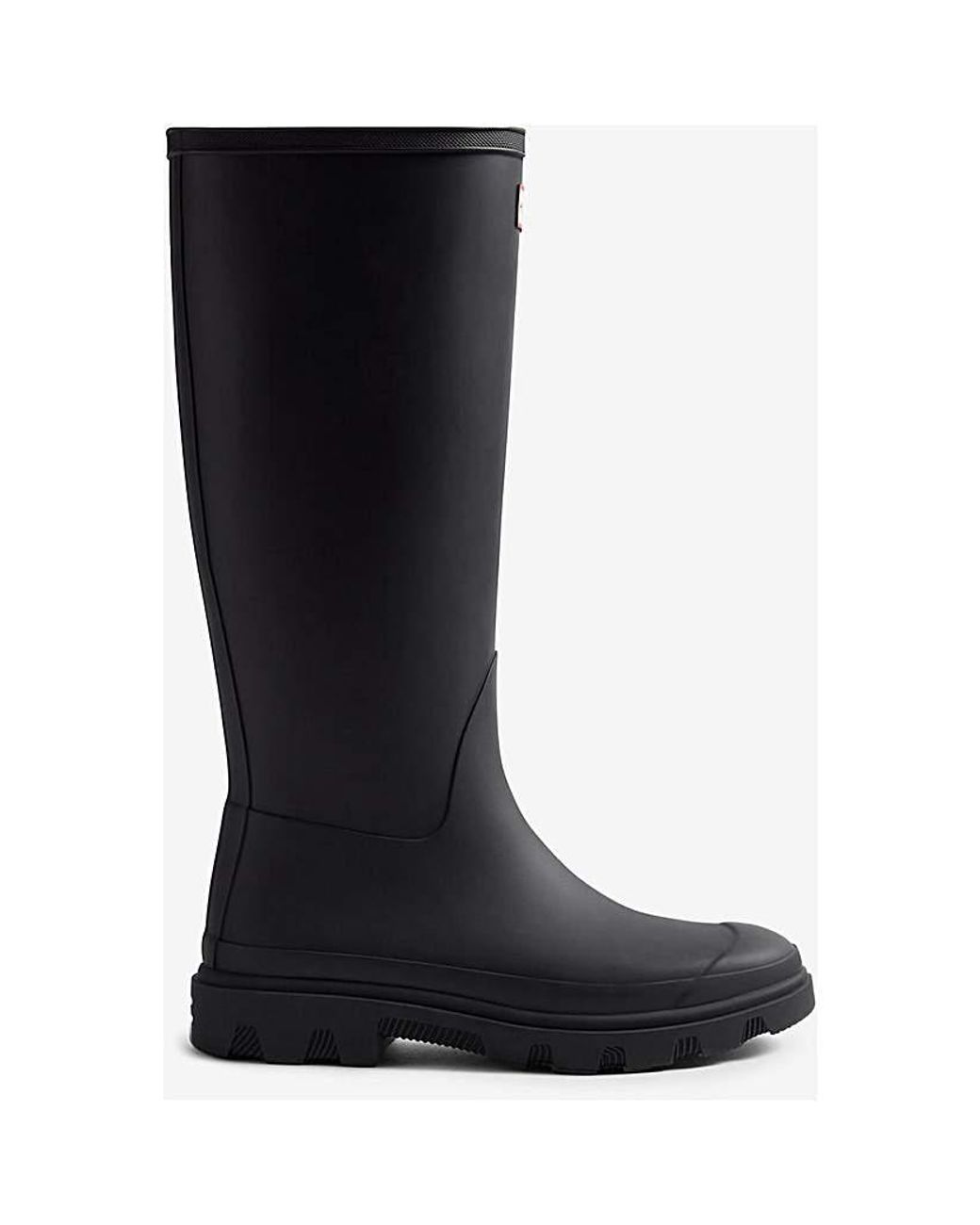 Hunter Black Downpour Tall Boot