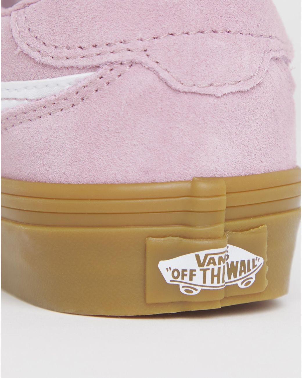 Vans White Brooklyn Suede Trainers