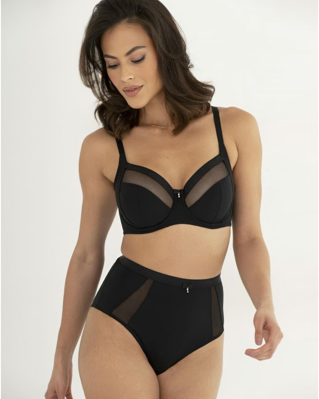 Pour Moi Black Viva Luxe Full Cup Bra