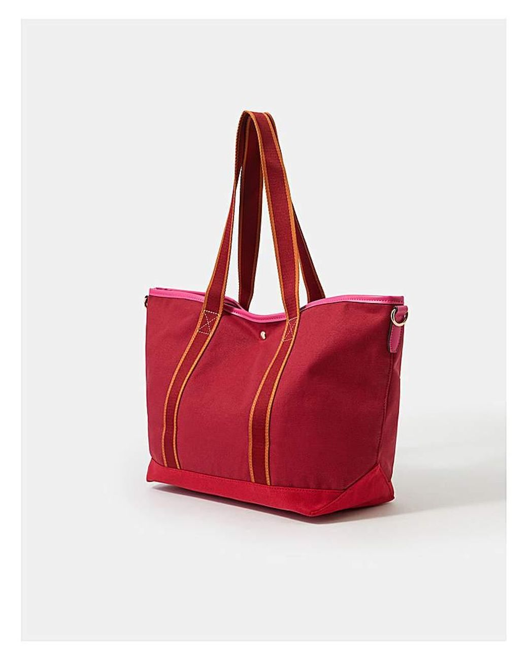 Accessorize Red Rio Canvas Shopper Bag