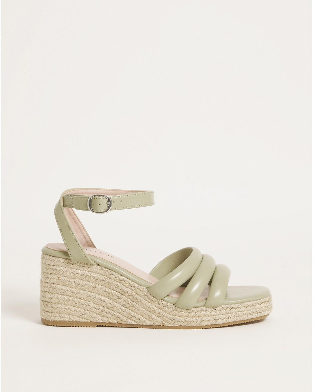JD Williams Natural Strappy Espadrille Sandal E Fit