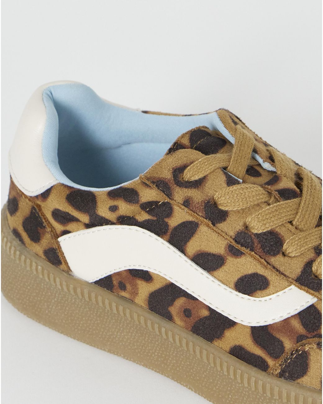 Simply Be Blue Chunky Retro Trainer Extra Wide
