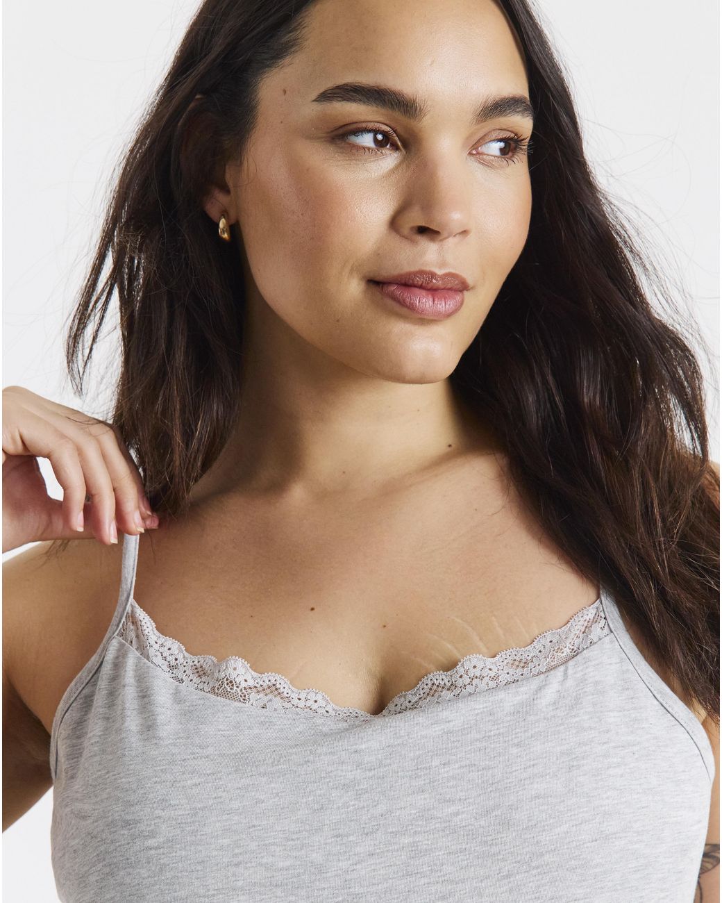Pretty Secrets White 2 Pack Pj Sleep Vest Tops