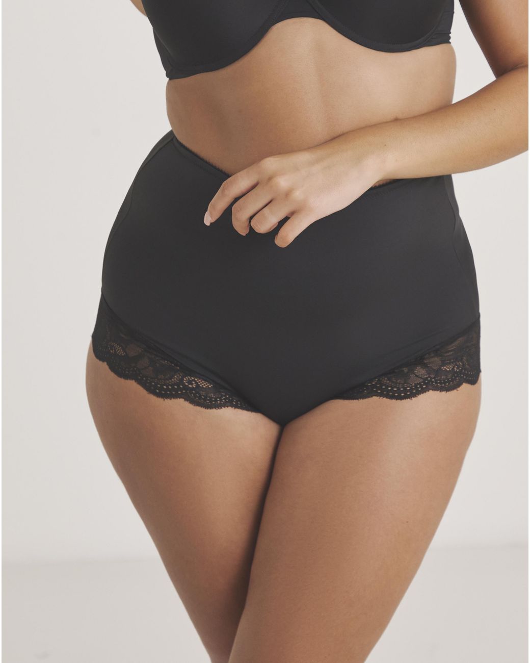 MAGISCULPT Black 2 Pack Lace Firm Briefs