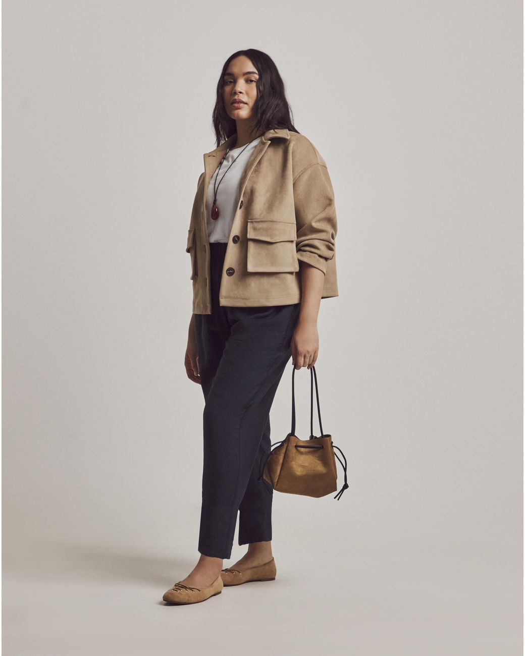 Julipa Blue Tapered Pull On Trousers