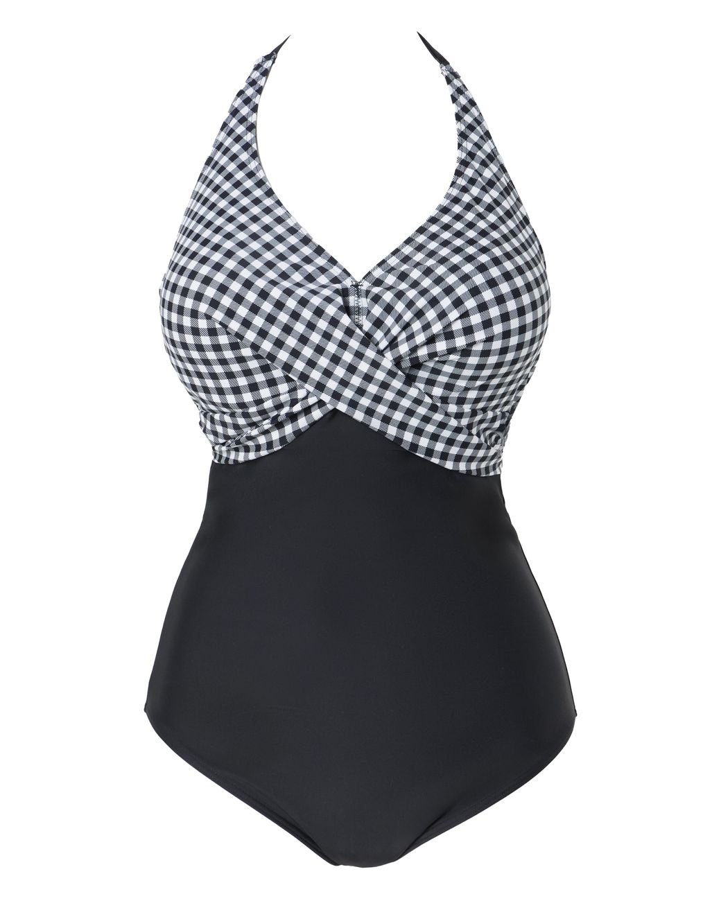 Figleaves Multicolor Tailor Twist Front Swimsuit