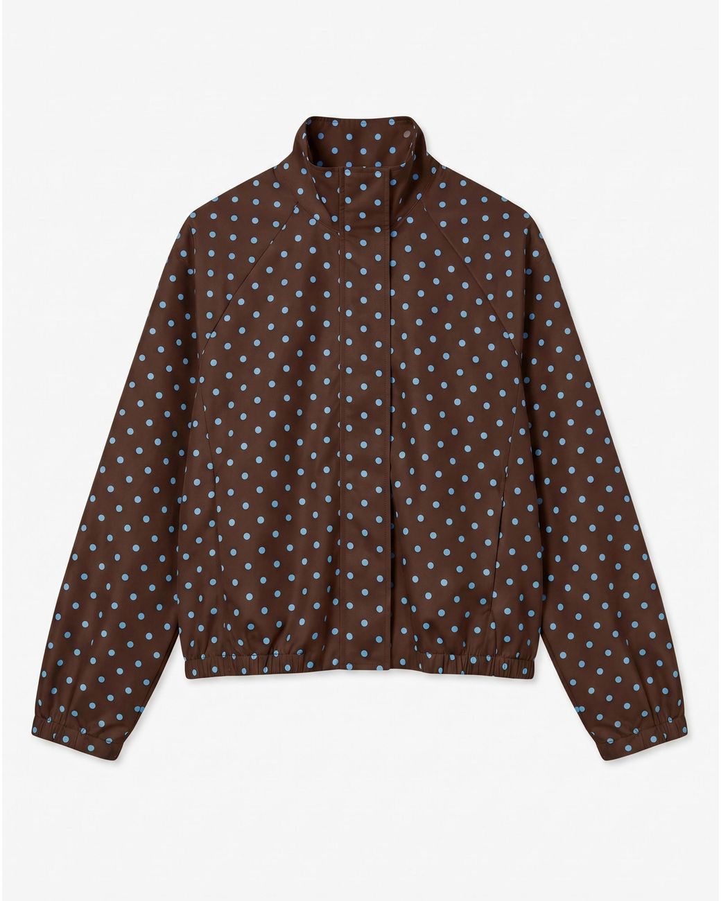 Vero Moda Brown Kayla High Neck Polka Jacket