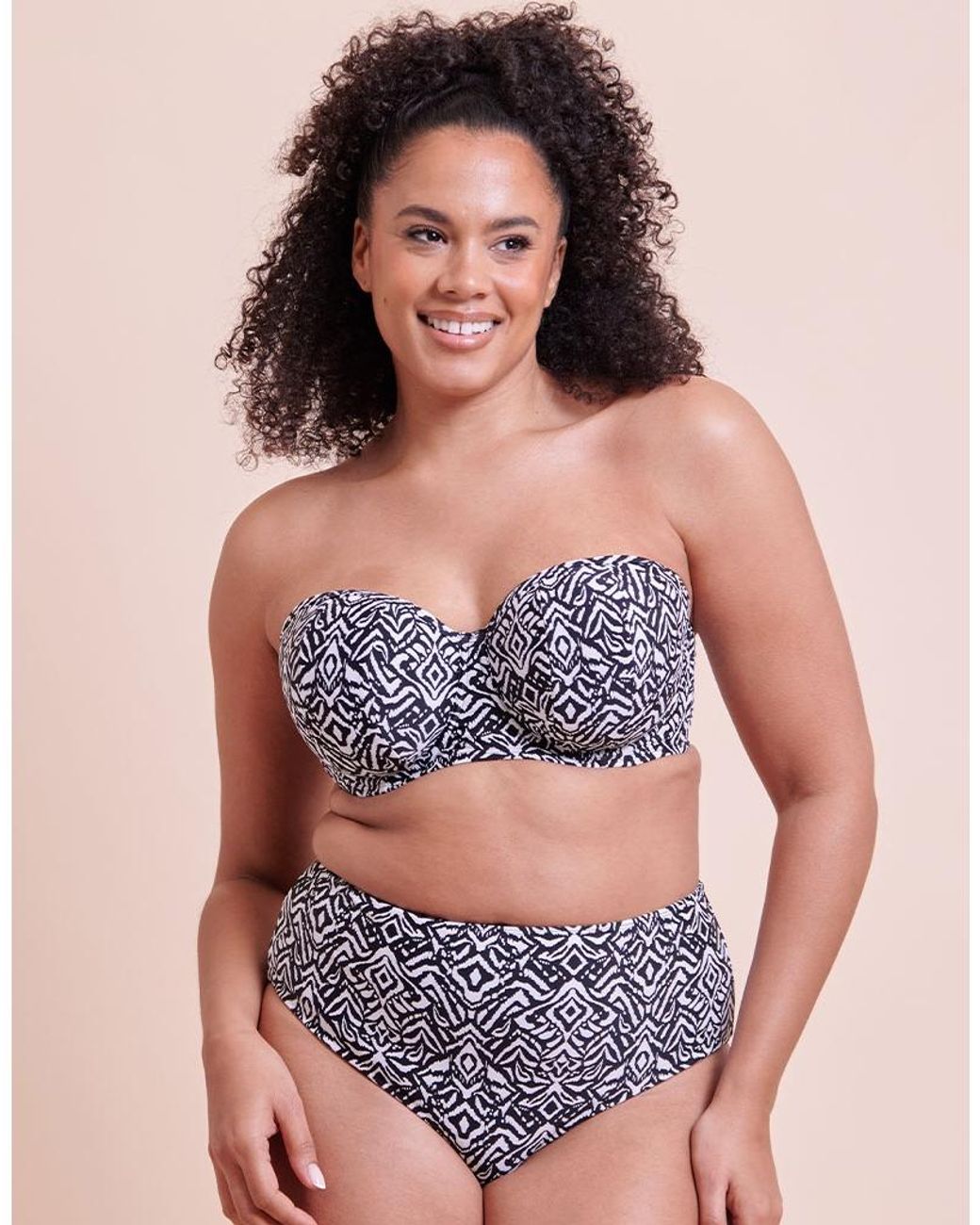 Curvy Kate Gray Wild Horizon Bikini Brief