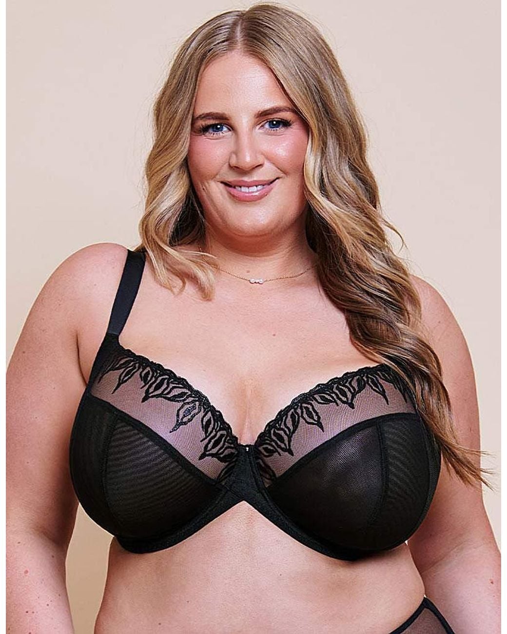 Curvy Kate Black Flare Full Cup Plunge Bra