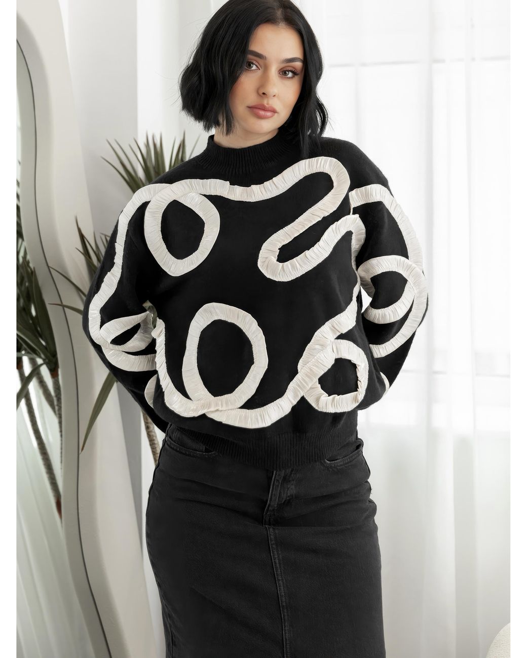 Lovedrobe Black Jumper