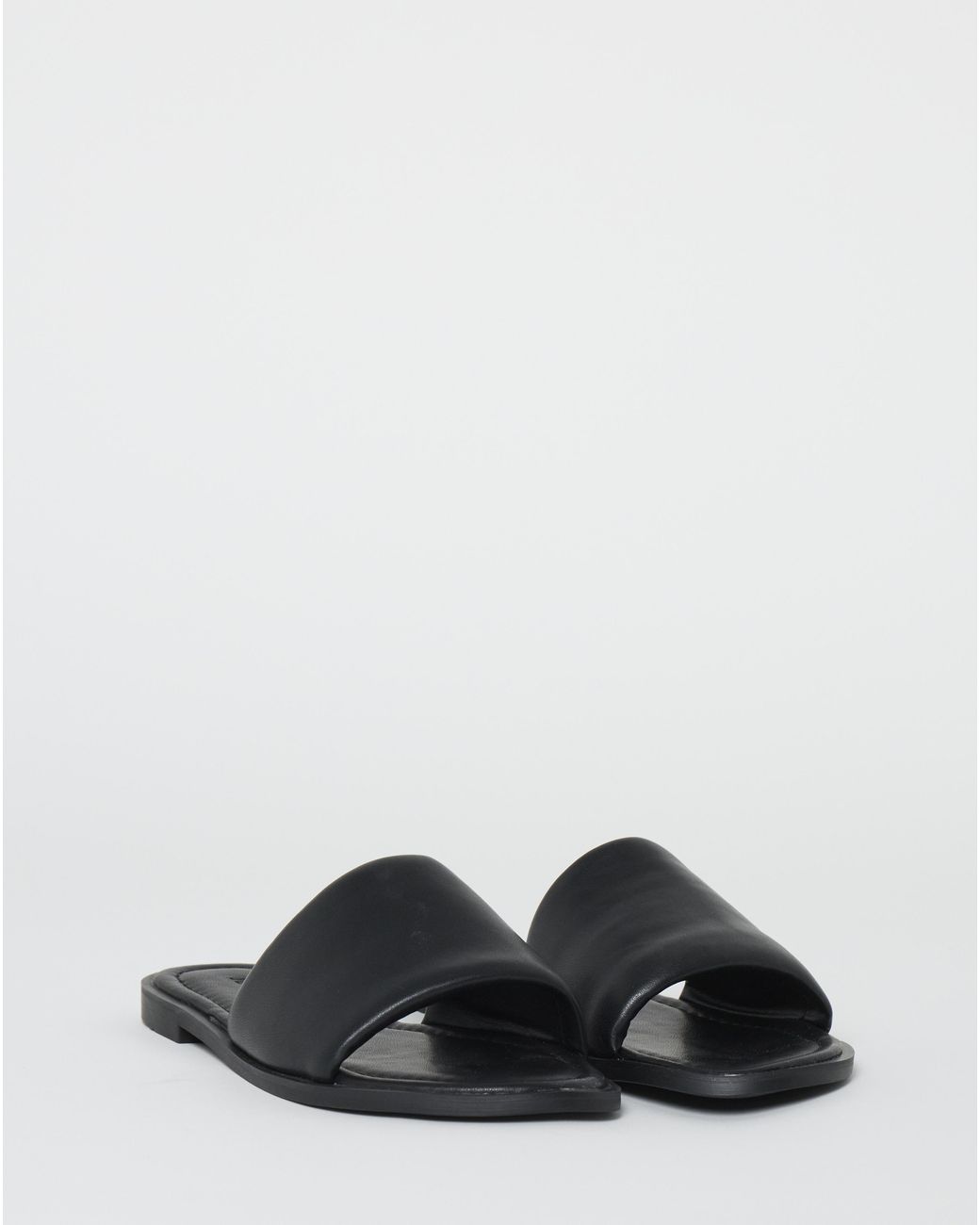 JD Williams Black Classic Flat Mules Wide