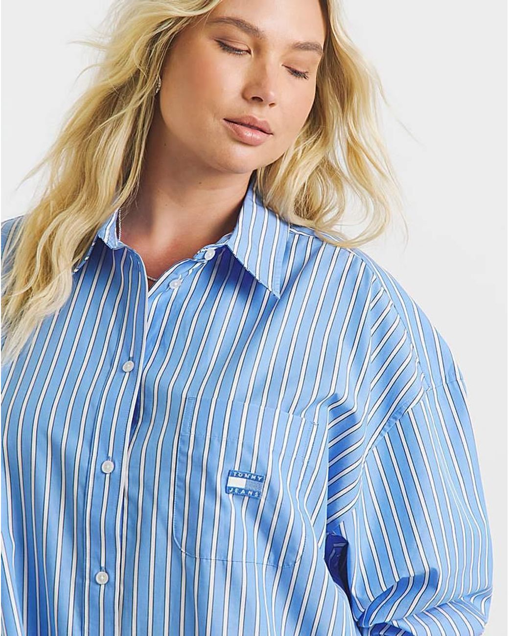 Tommy Hilfiger Blue Stripe Shirt Dress