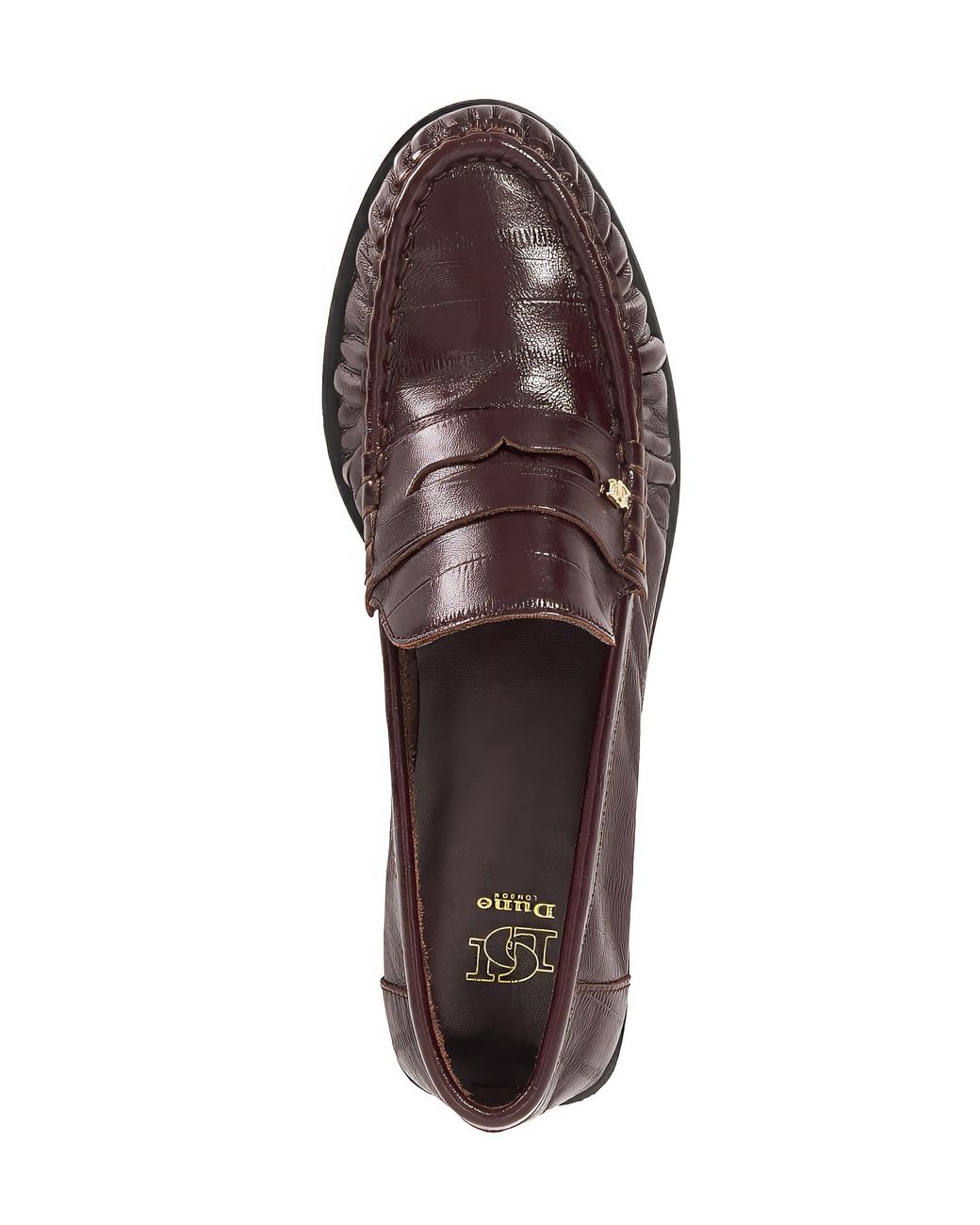 Dune Brown Grisella Leather Loafer