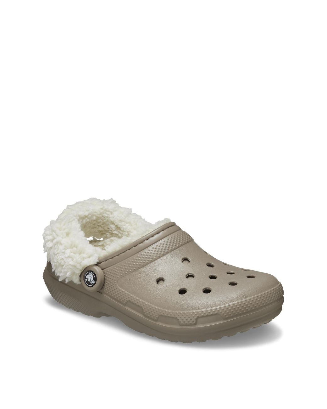 CROCSTM White Classic Fleece Lined Clog