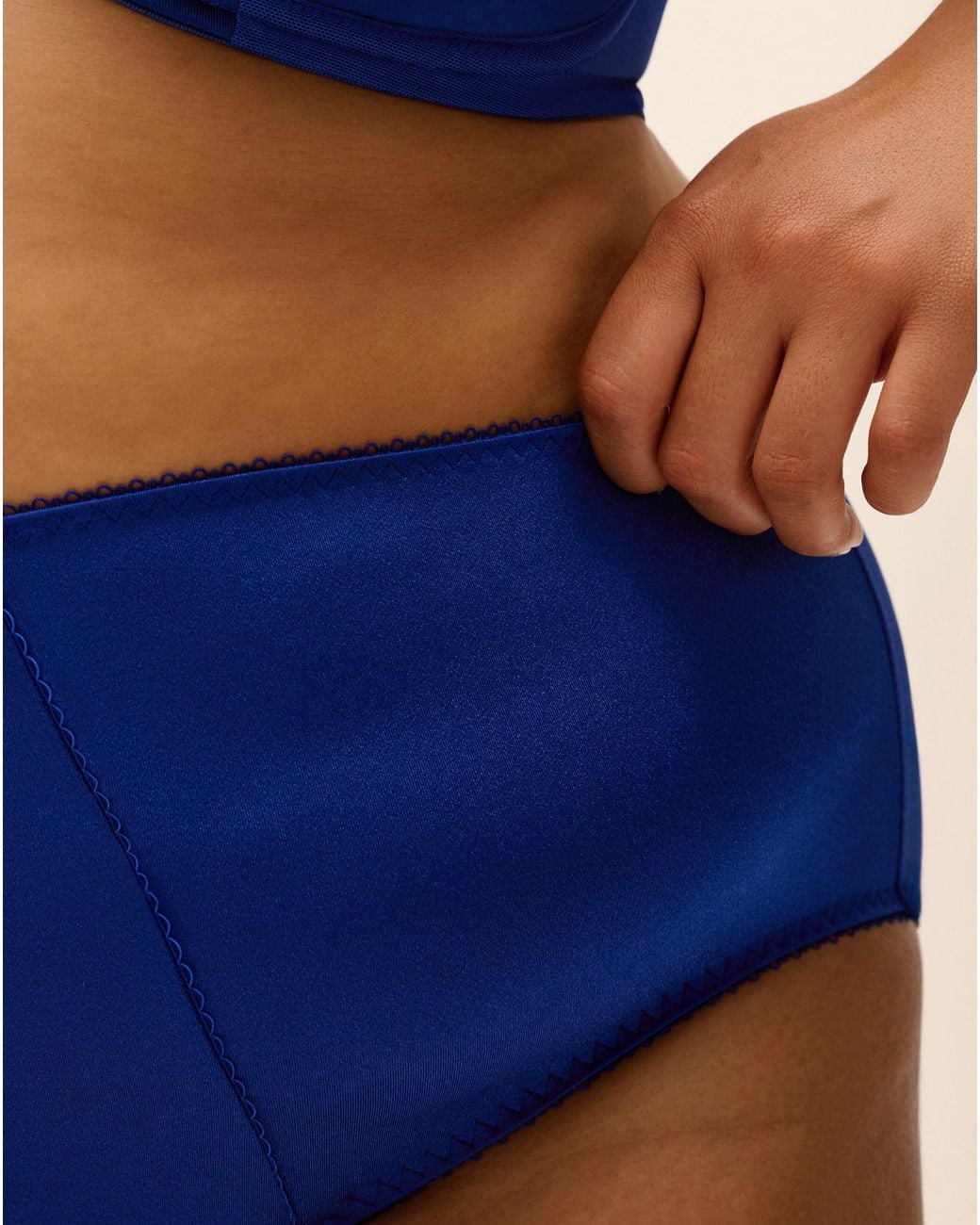 Goddess Blue Keira Full Fit Knicker