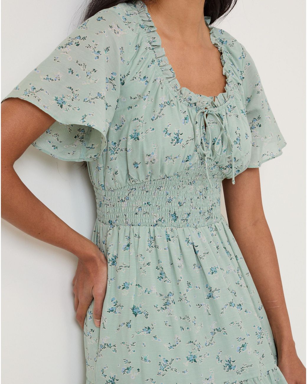 Nobody's Child Green Nc Caliope Midi Dress