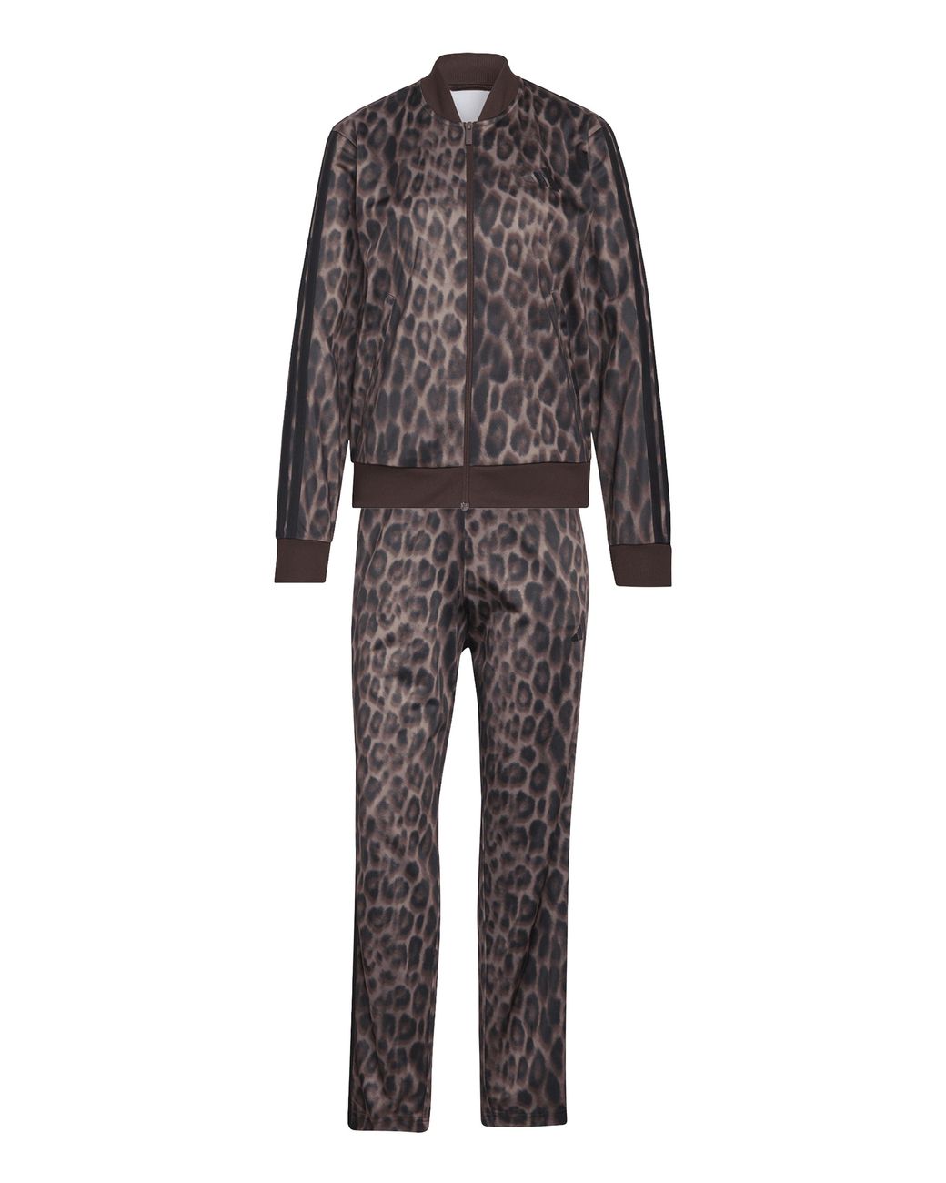 Adidas Black Print 3 Stripes Tracksuit