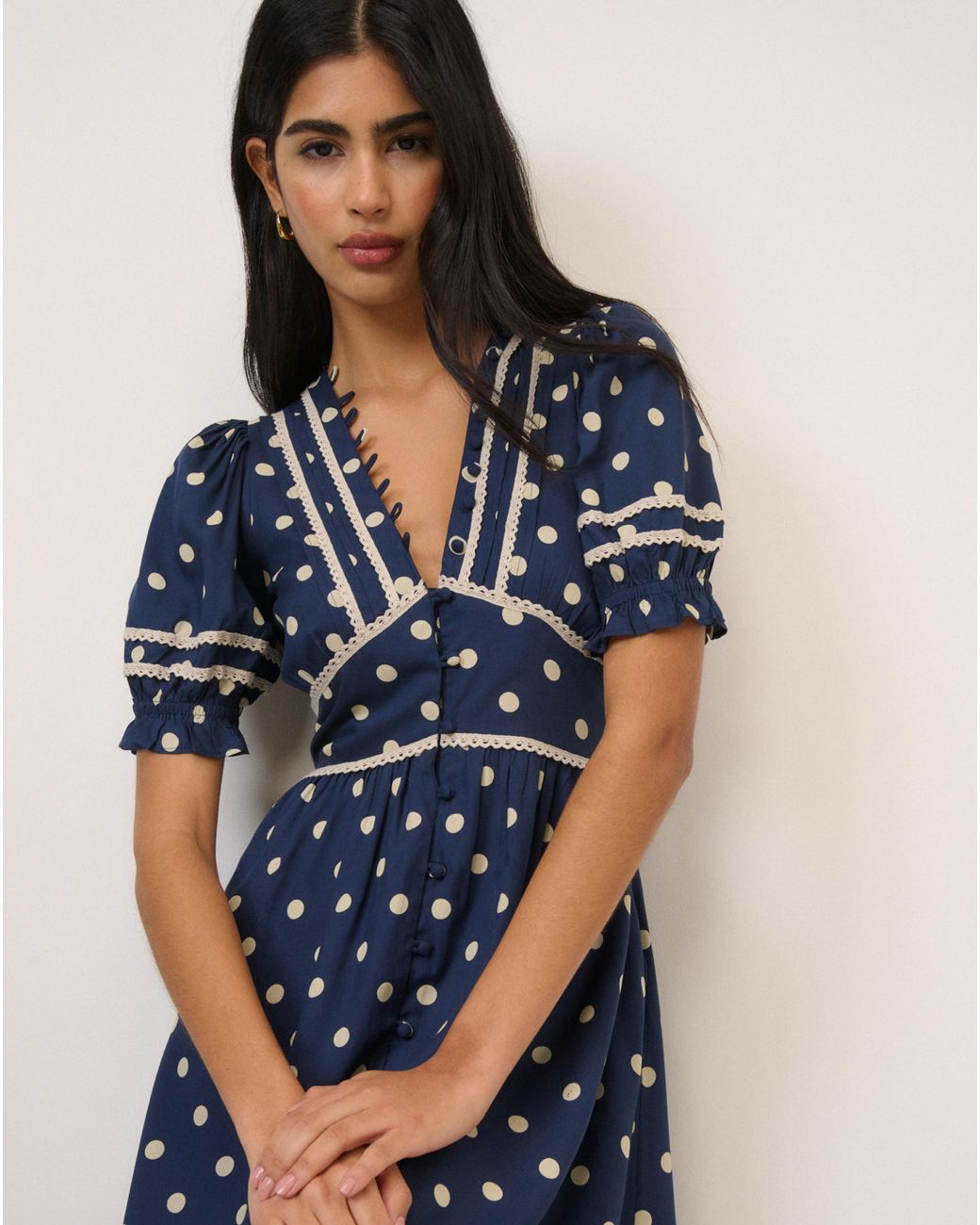Nobody's Child Blue Nc Saffy Midi Dress
