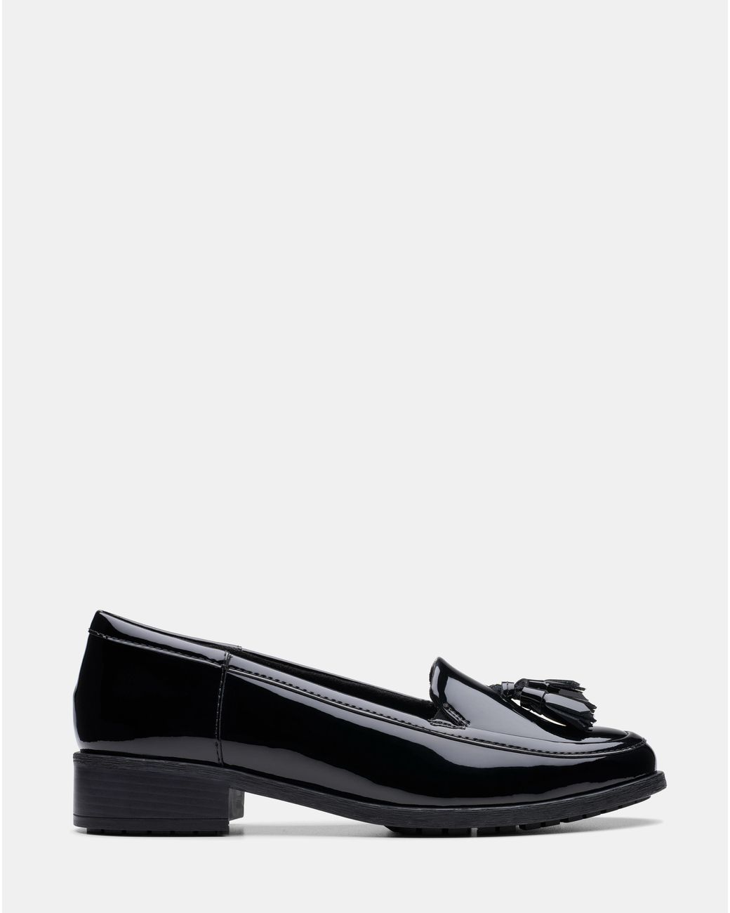 Clarks Black Havisham Edge Wide