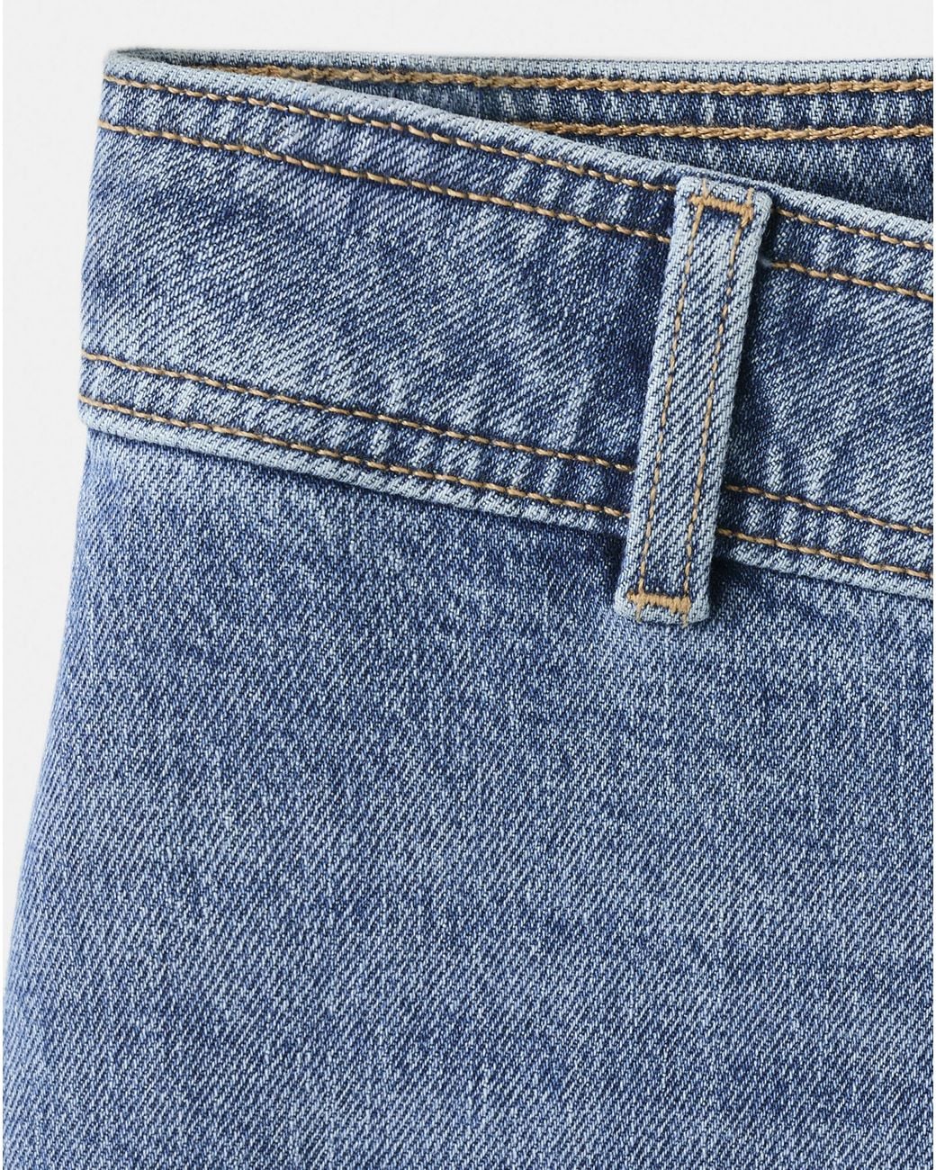 Mango Blue Catherin Culotte High-Rise Jeans