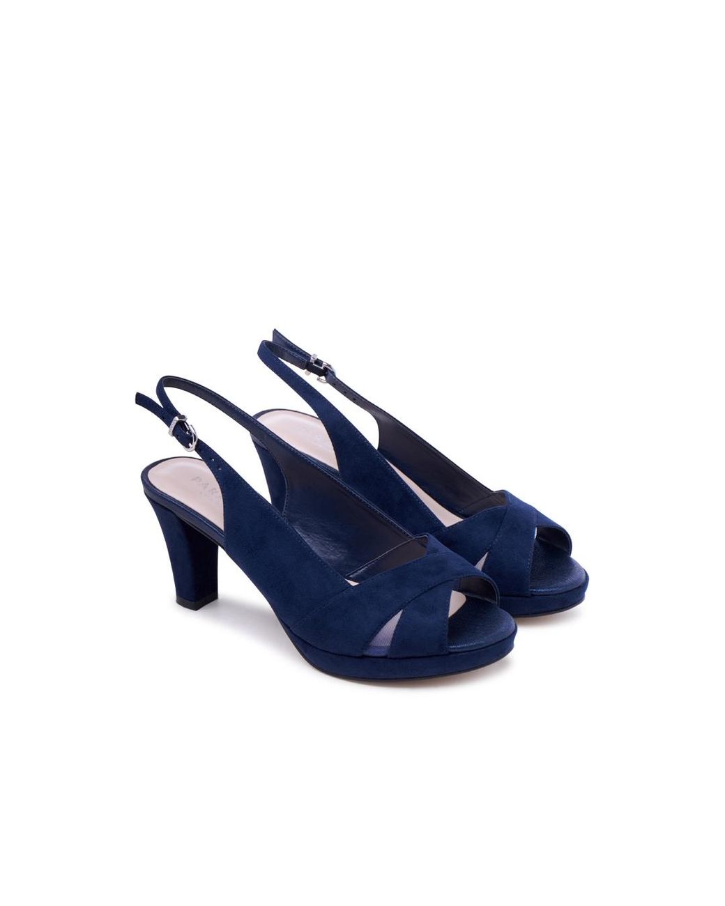 Paradox London Blue Niara Wide Fit Platforms