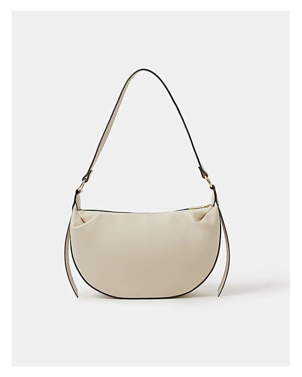 Accessorize White Contrast Trim Shoulder Bag