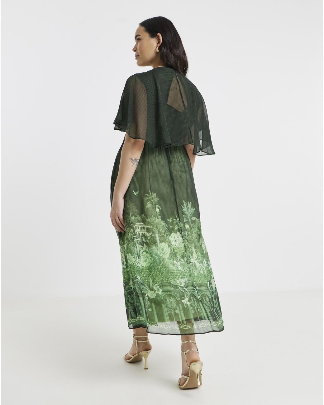 Joanna Hope Green Tea Dress