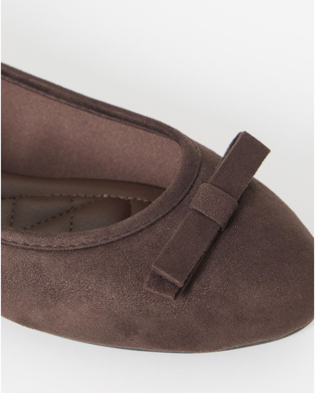 Simply Be Natural Classic Ballerina Bow Shoe Extra Wide