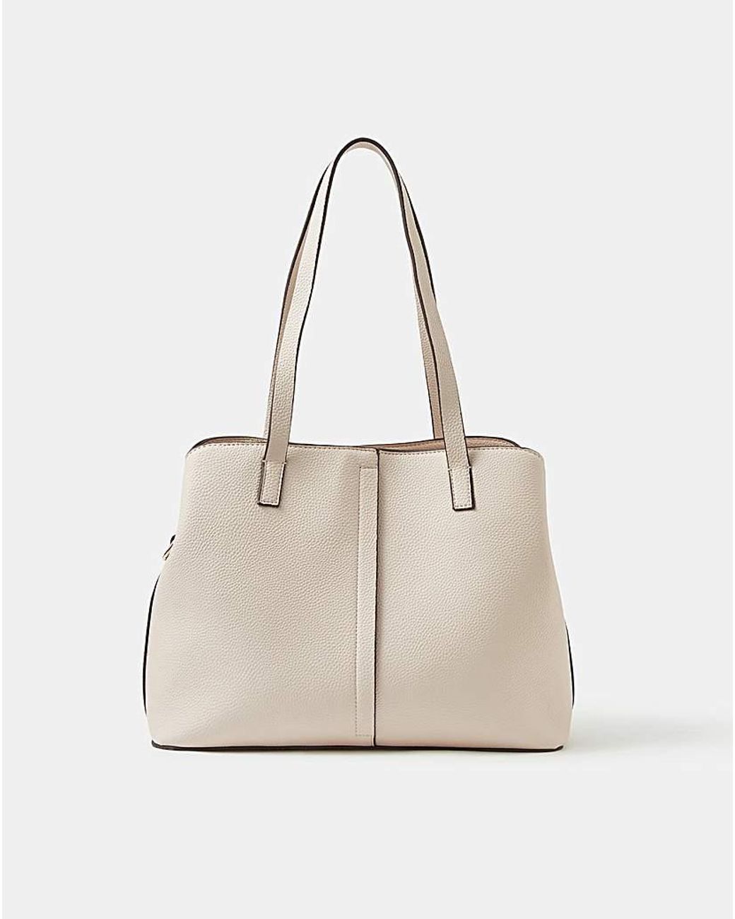 Accessorize Natural Webbing Strap Tote Bag