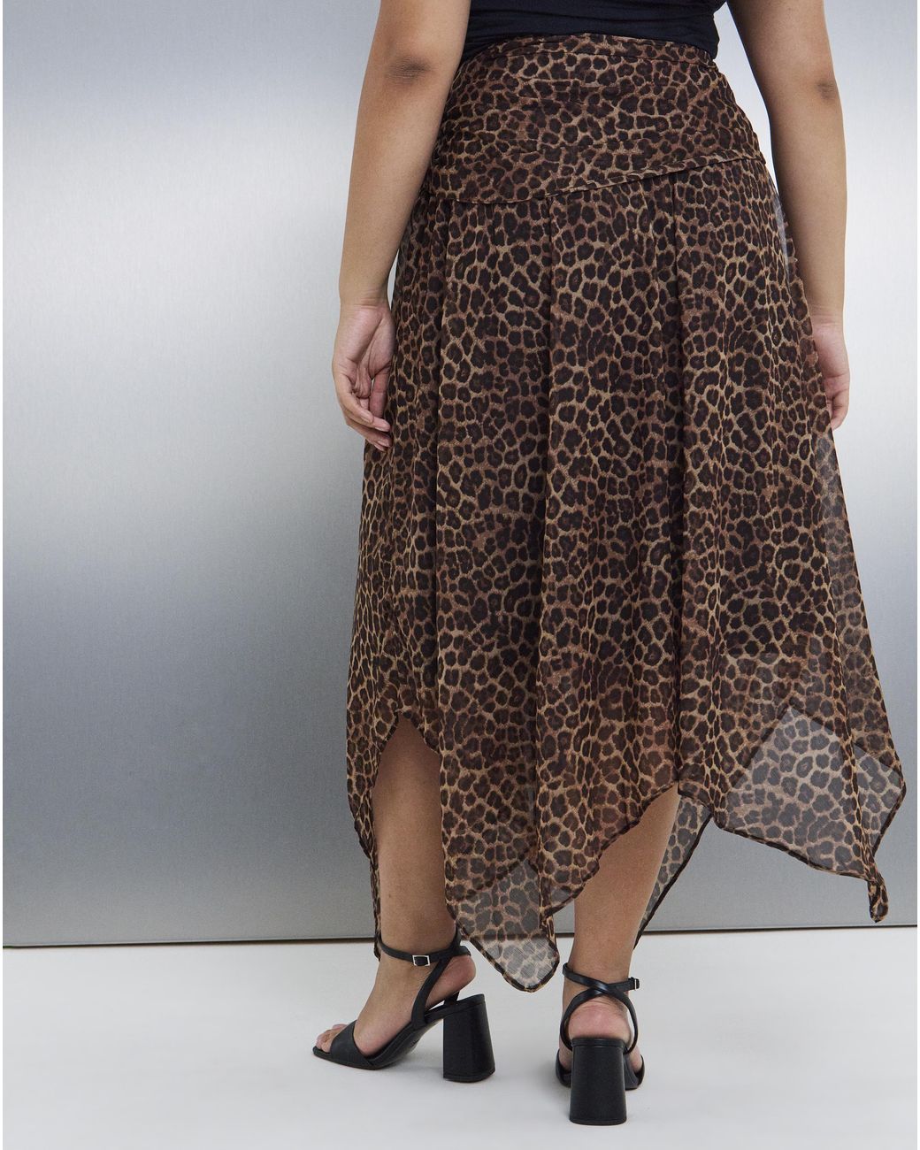 Simply Be Multicolor Midaxi Chiffon Skirt
