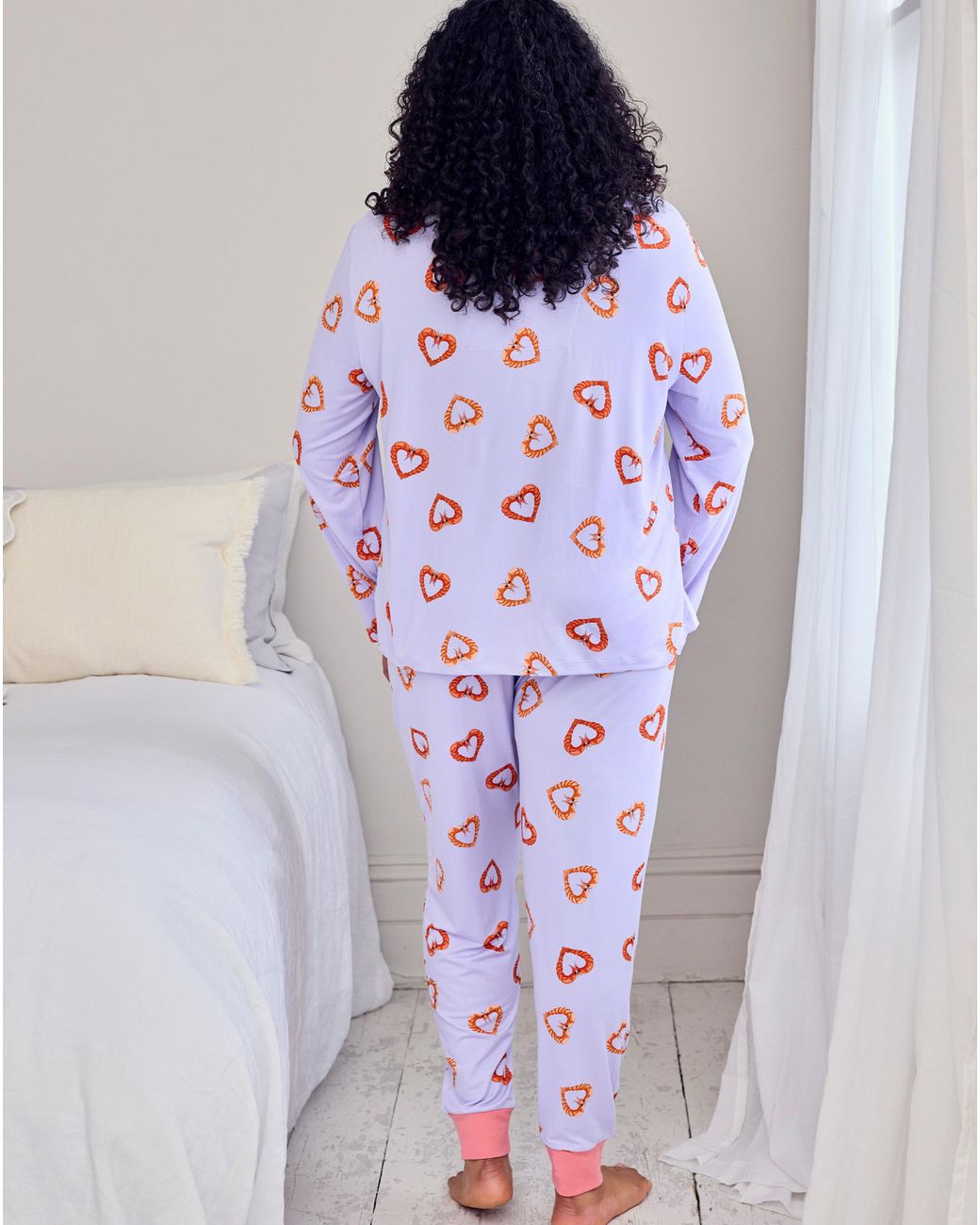 Chelsea Peers Purple Classic Long Sleeve Set